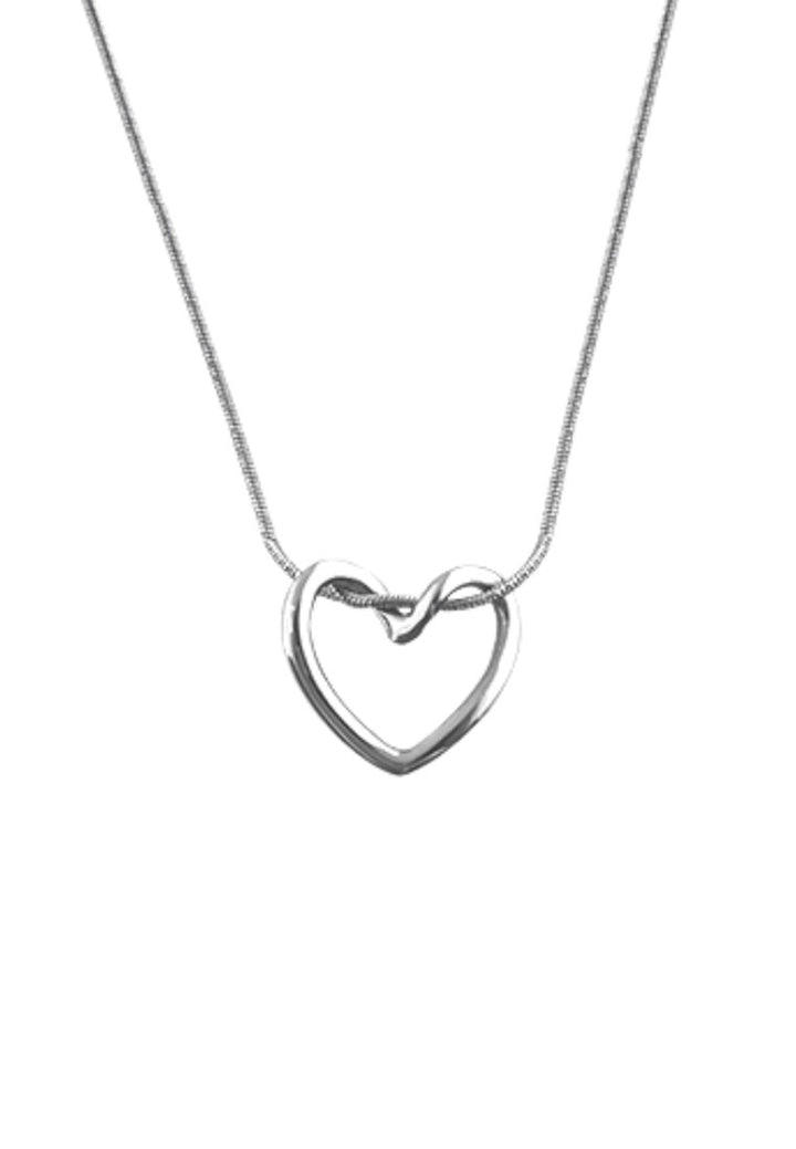 Milena Love Pendant with Link Chain Necklace