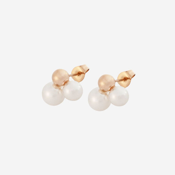 Amity Double Pearl Earrings