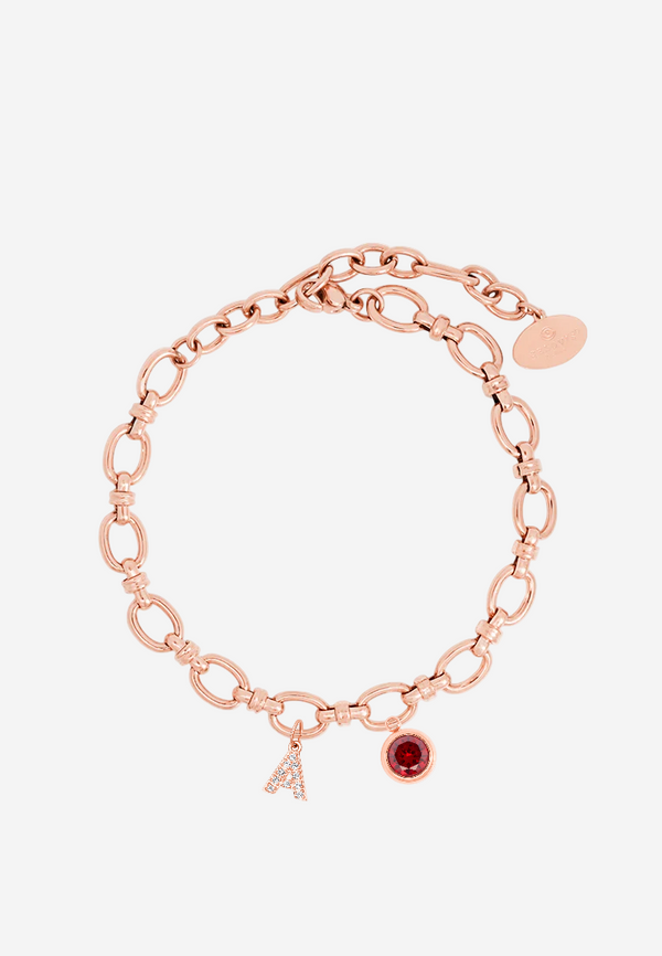 Arlen Chain Bracelet in Rose Gold