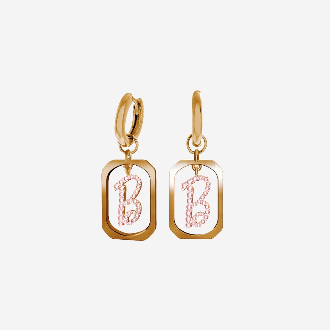 Iconic B Dangling Pendant Earrings‎