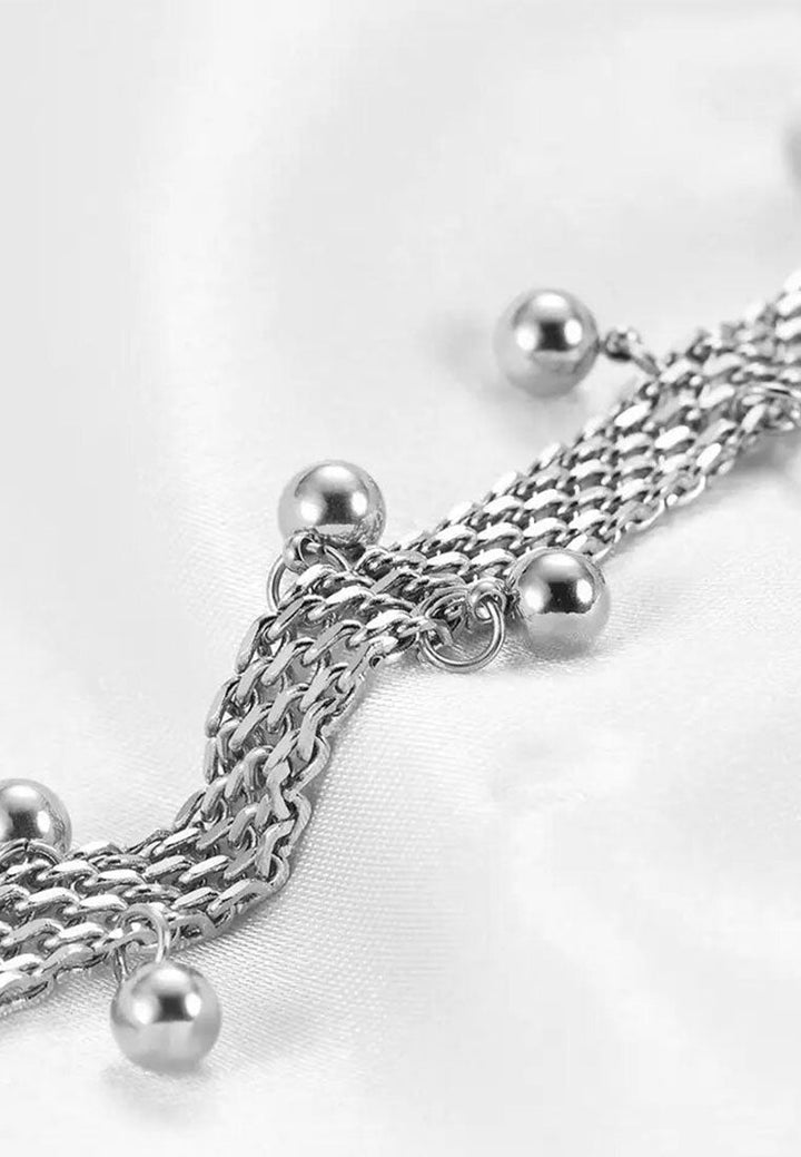 Celovis Seraphine Chain with Beads Pendant Chain Link Bracelet