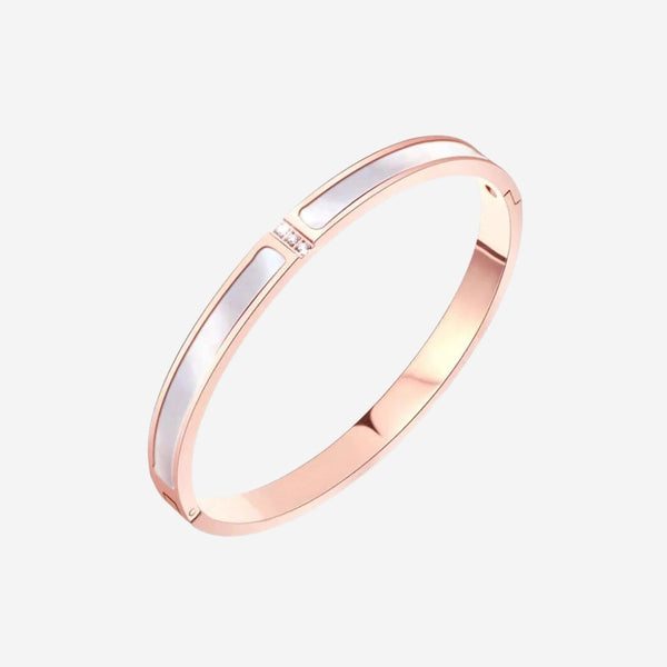 Colette with White Mother Pearl Bangle