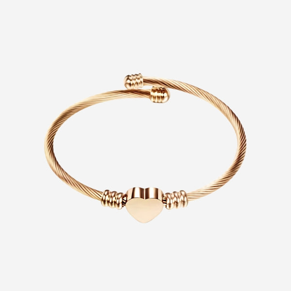 Hathaway Heart Cuff Bangle
