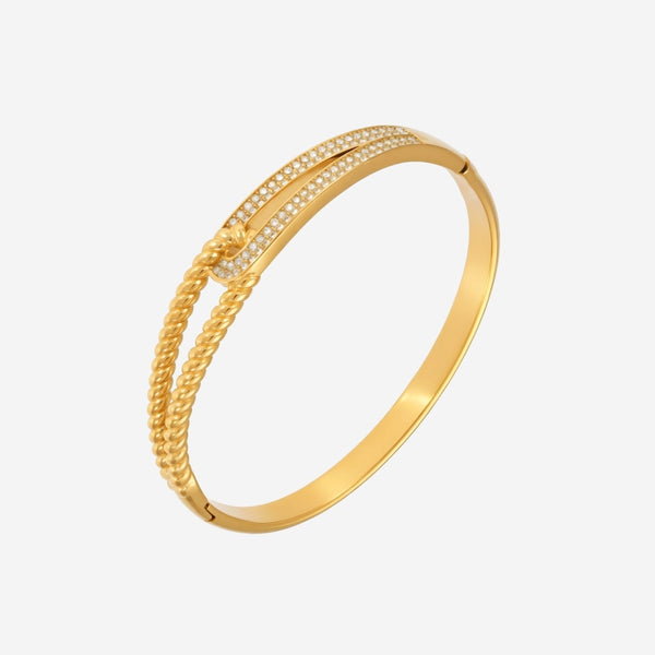 Isalyn Dual-Band Closed Bangle