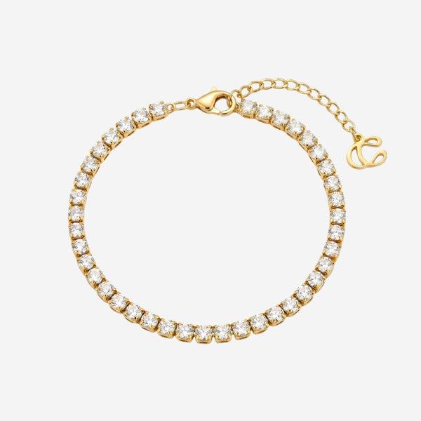 Amaryllis Sparkling Cubic Zirconia Tennis Bracelet