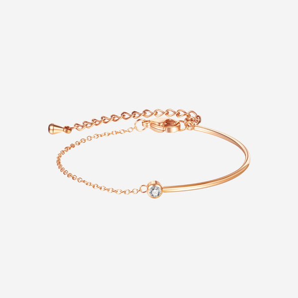 Luisa Cubic Zirconia Pendant Chain Bracelet