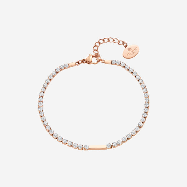 Maison Sparkling Cubic Zirconia Tennis Bracelet