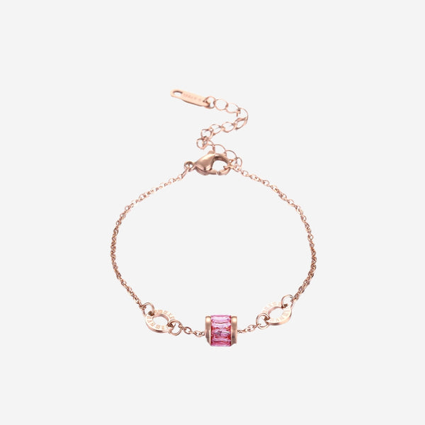 Oceane Cryolite with Roman Numeric Bracelet