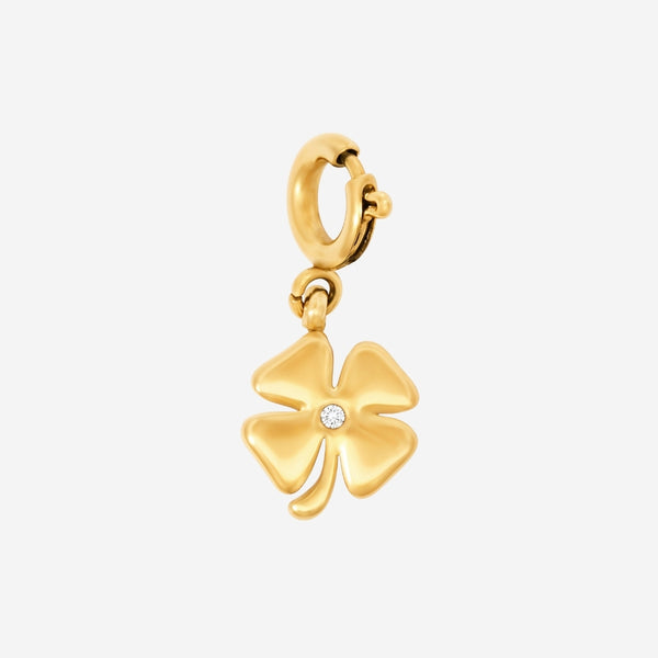 Clover Fortune Memoir Charm in Gold