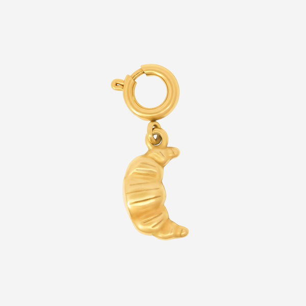 Croissant Joy Memoir Charm in Gold