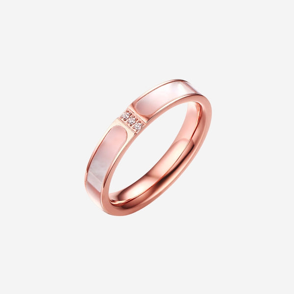 Colette White Mother Pearl Ring