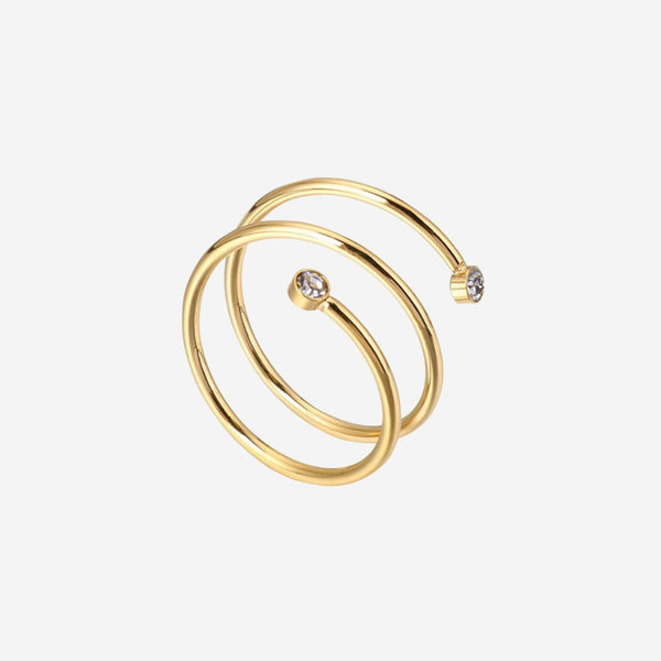 Hebe Spiral Wire Adjustable Ring