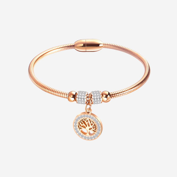 Eden Family Tree of Life with Austrian Crystal Bangle