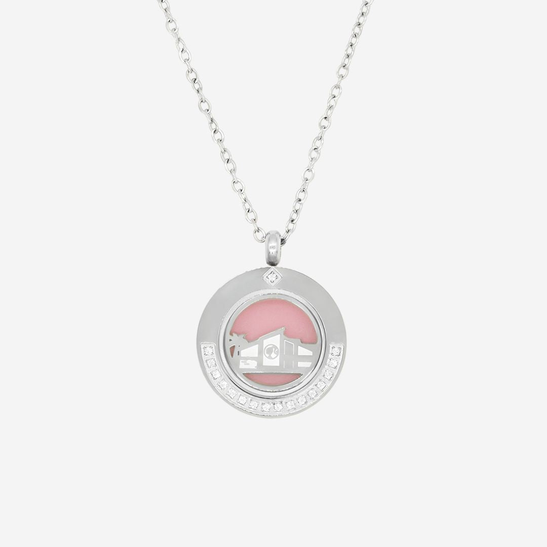 Barbie™ x Celovis Focus On The Good - Locket Necklace with Doll House