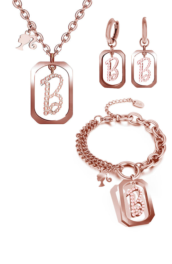 Iconic B Pendant Jewellery Collection Set of 3