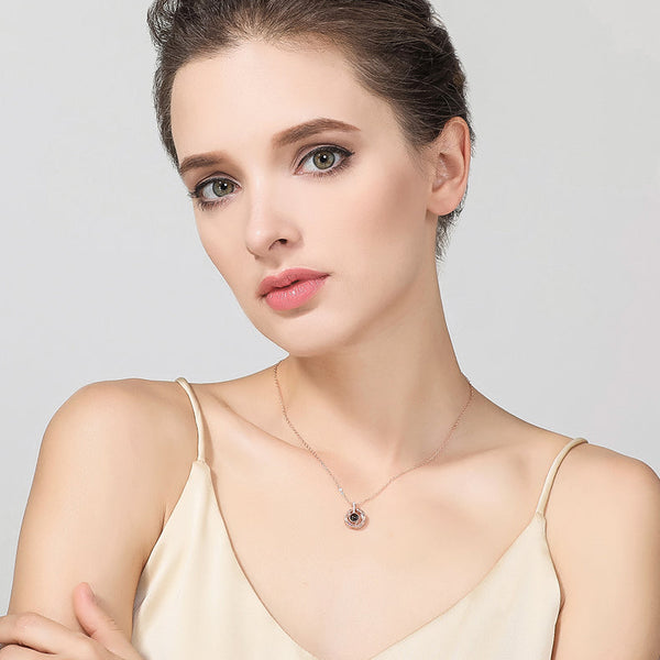 Fayre 100 Languages I Love You in Projection Necklace