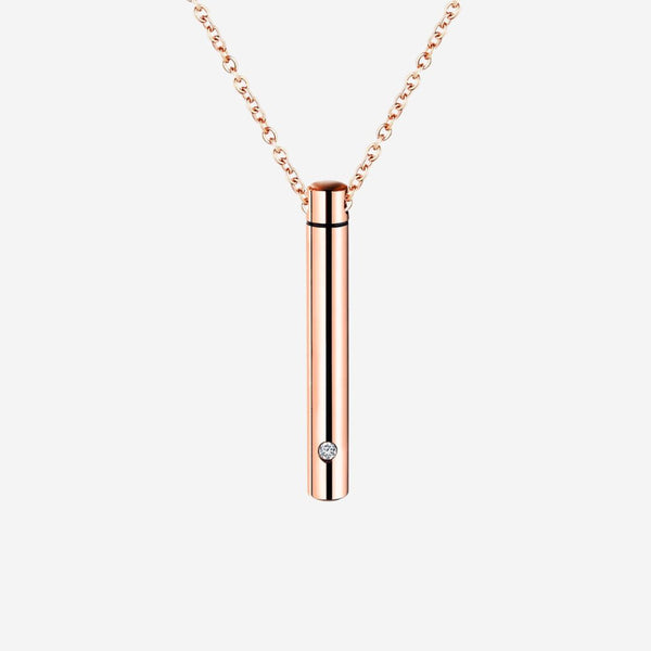 珍贵条形吊坠项链