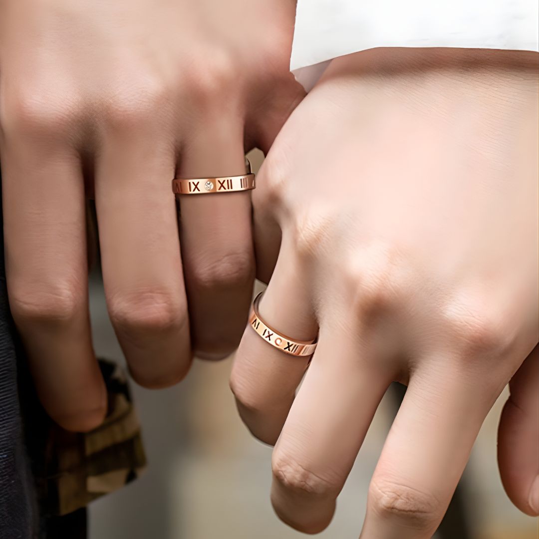 Bague Emboîtable Or 14K Plaqué Avec Zirconium Cubique – 3 Anneaux Entrelacés, Taille 10, Sans Ternir Bague Emboîtable Or 14K Plaqué Avec Zirconium Cubique – 3 Anneaux Entrelacés, Taille 10, Sans Ternir