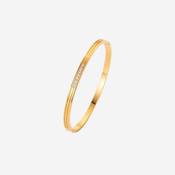 Seliana Cubic Zirconia Closed Bangle