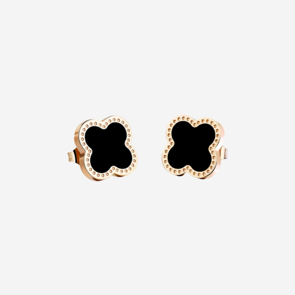 Adele Four Leaf Clover Stud Earrings