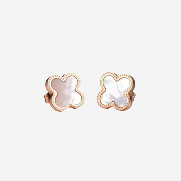 Adele Four Leaf Clover Stud Earrings