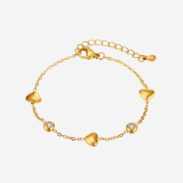 平安福字金链手链