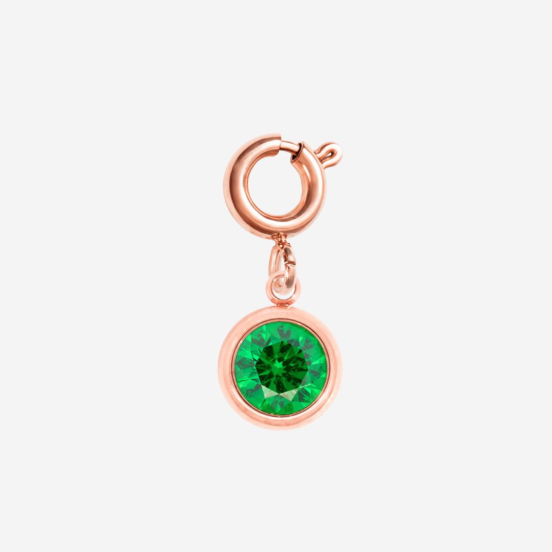 May Birthstone Charm – Celovis Jewellery