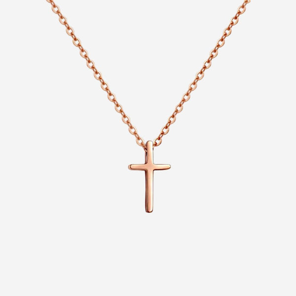 Krissy Dainty Cross Pendant Chain Necklace