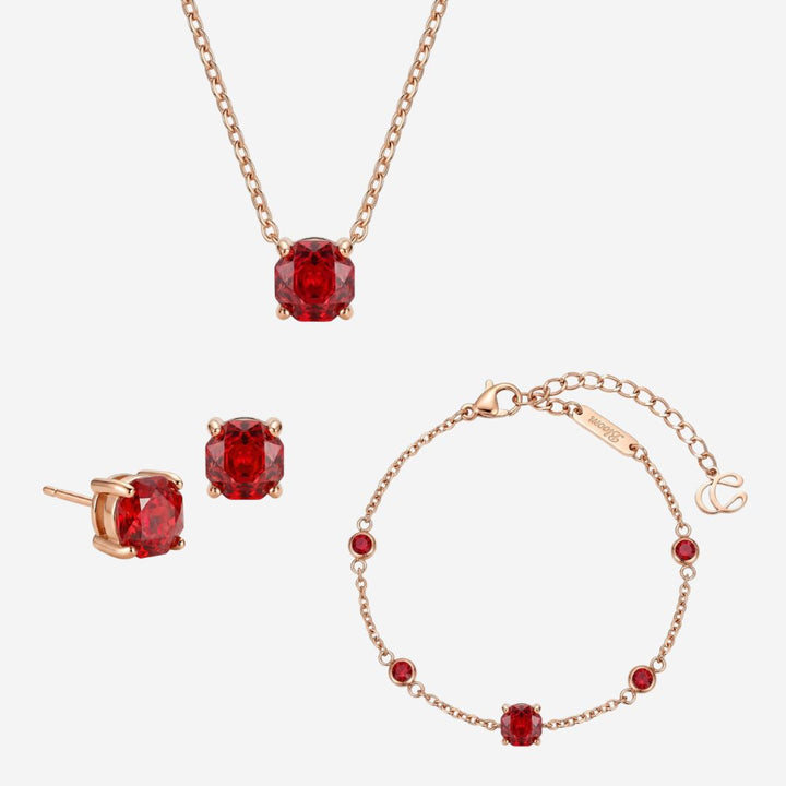 Roselle Lumin Rose-Cut Cubic Zirconia Set – Celovis Jewellery