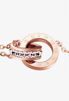 Celovis Jewellery  Athena Classic Interlocking Roman Numeral Bracelet