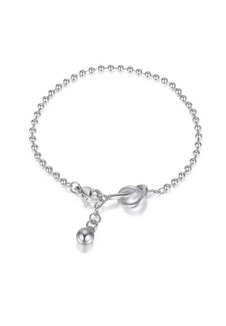 Celovis Aurore Knot Pendant Chain Link Bracelet