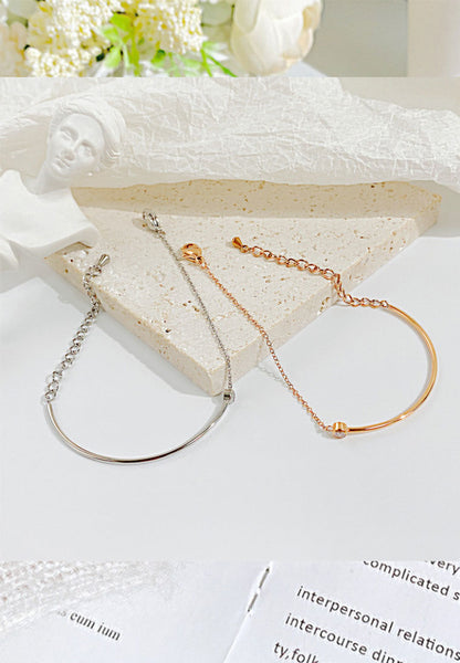 Celovis Luisa Cubic Zirconia Pendant Chain Bracelet