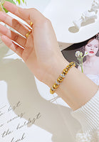 Celovis Zendaya Cubic Zirconia Beads Pendant Adjustable Slider Clasp Bracelet