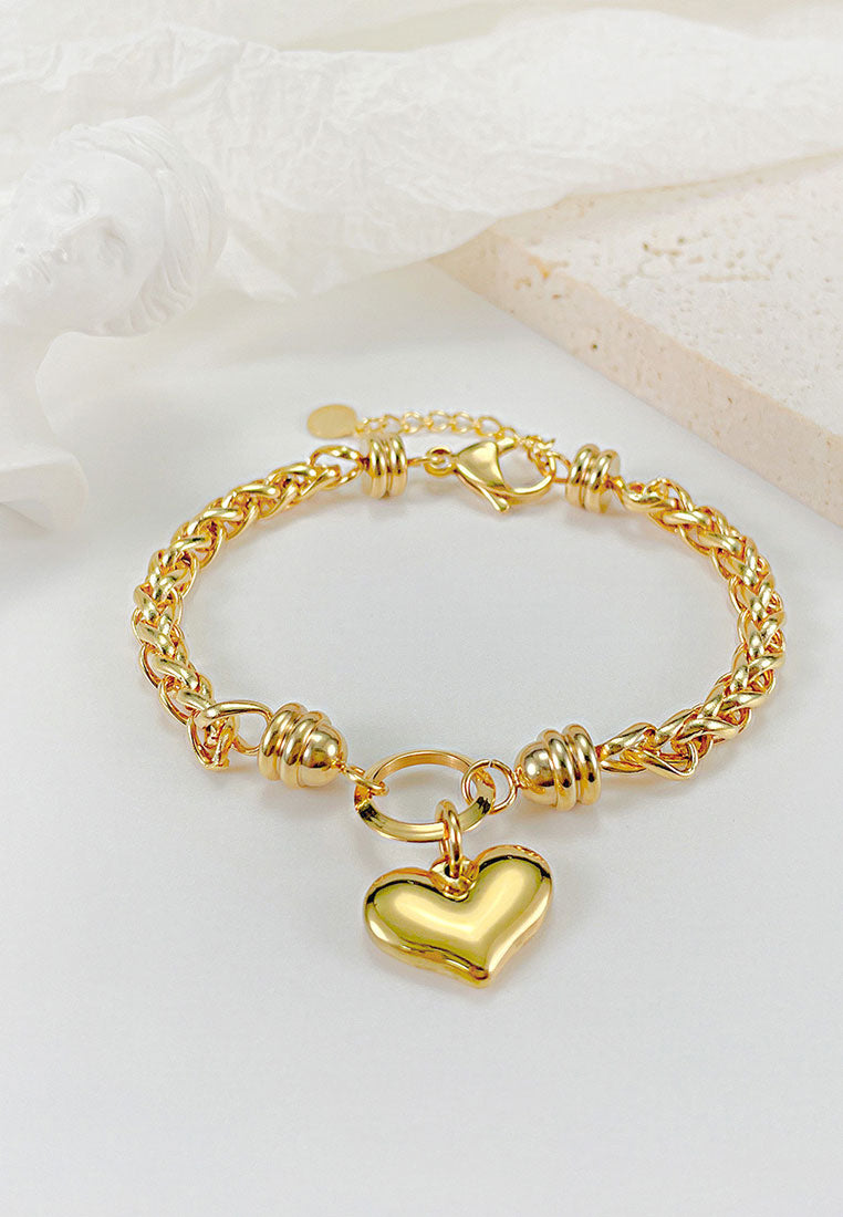 Lovene Heart Love Pendant Bracelet