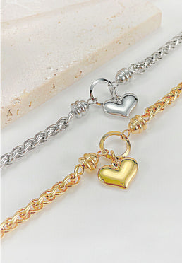 Lovene Heart Love Pendant Bracelet