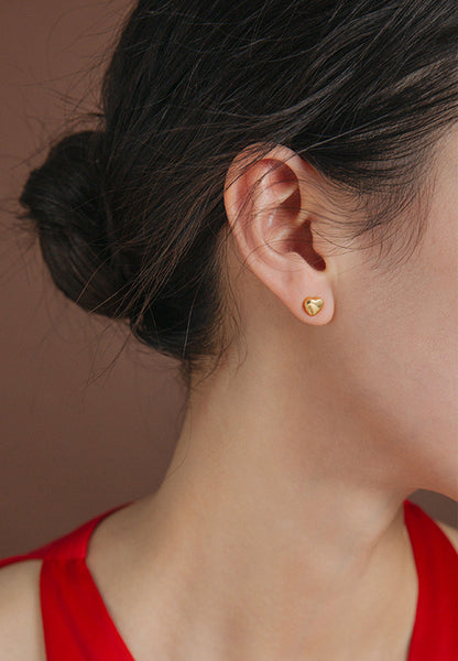 Celovis Gia Heart Engravable Stud Earring