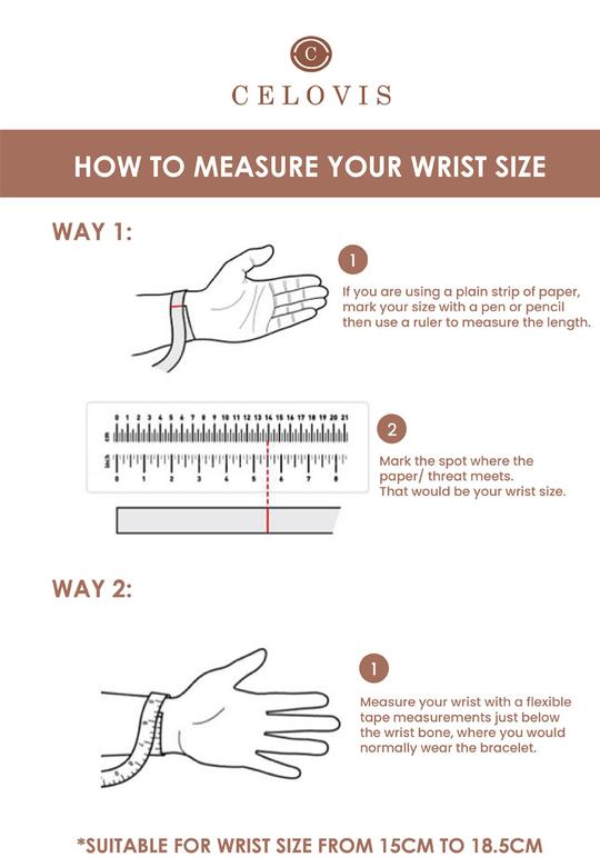 Celovis Jewellery  Measure Your Wrist Size