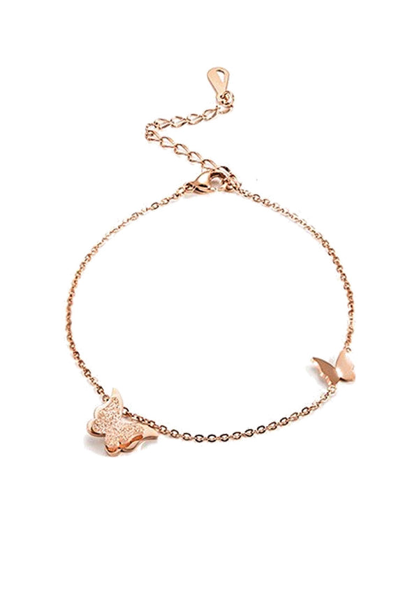 Queen Alexandra Butterfly Rose Gold Bracelet Celovis Jewelry