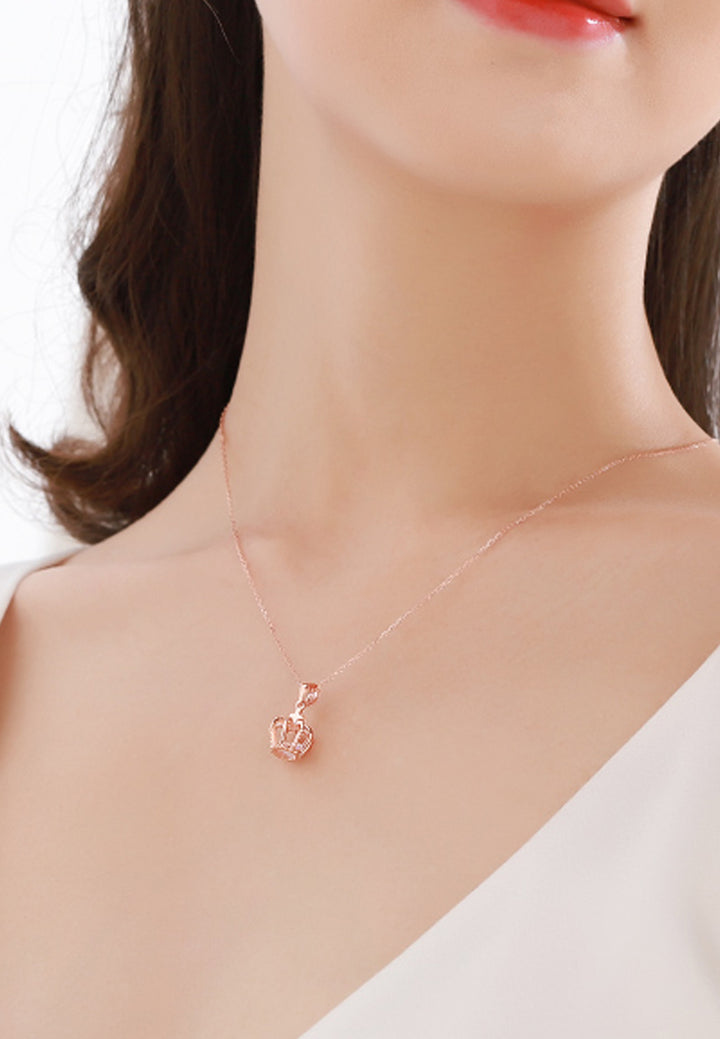 Celovis Jewellery - Imperial Crown Zirconia Stone Necklace