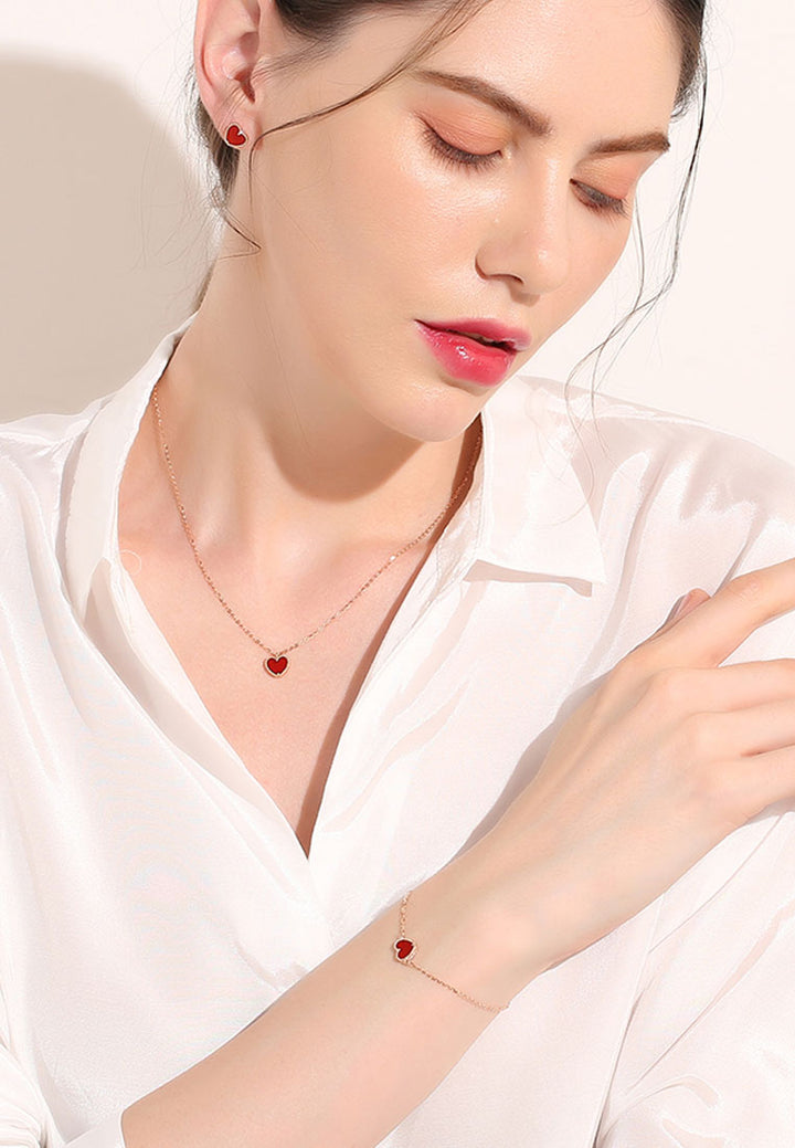 Celovis Jewellery - Esme Reversible Love Pendant Necklace