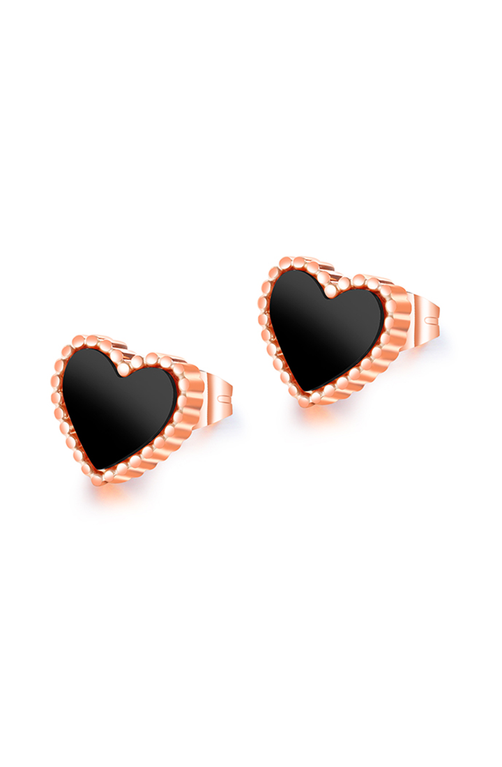 Esme Love Heart Stud Earrings