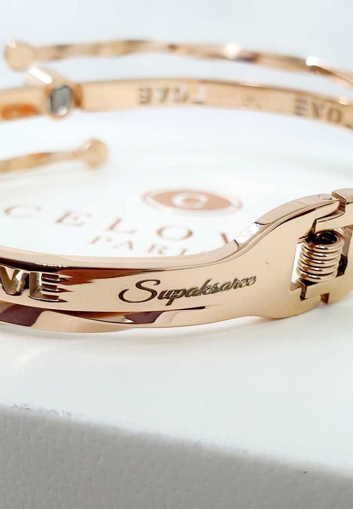 Fayre "I Love You" in 100 Languages Projection Bangle